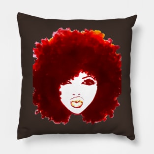 Natural Hair Curly Hair Autumn Afro Tshirt/Tees Pillow