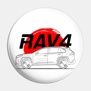 SUV RAV4 Minimalist Style Pin