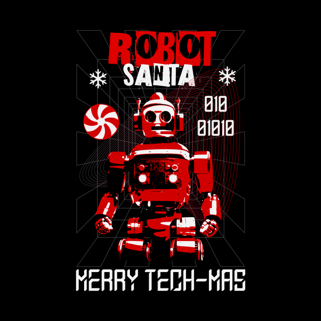 Robot Santa by Graffik-Peeps