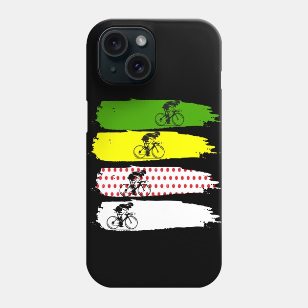 Ciclismo colores TDF Phone Case by vintagejoa