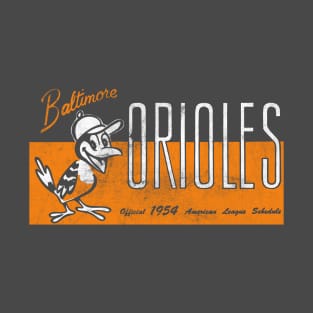 Vintage Baltimore Orioles 1954 - Vintage Look Design T-Shirt