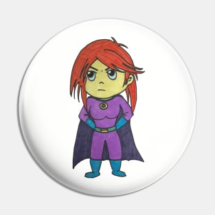 The purple Avenger Pin