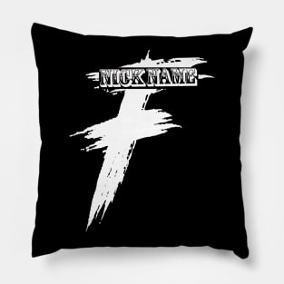 nick name F Pillow