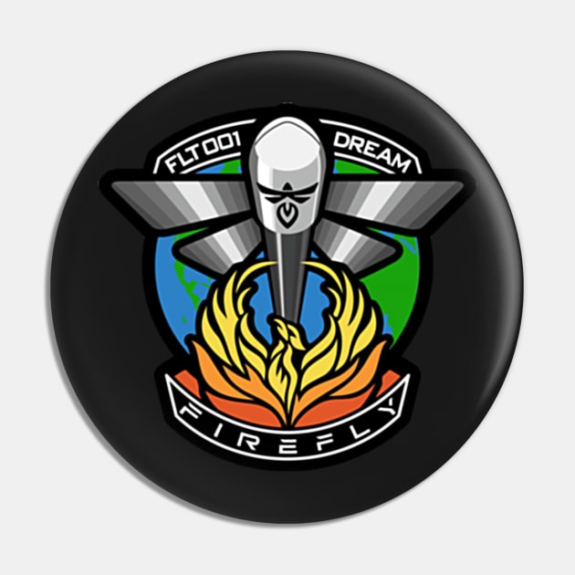 Firefly Aerospace Alpha Logo Pin by FaelynArt