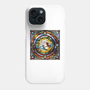 Bird Pair Stained Glass Phone Case