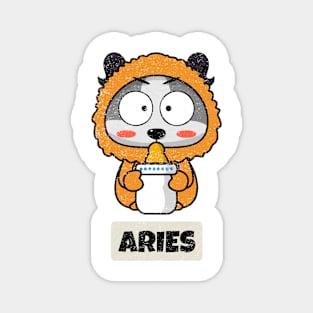 Copy of Funny Zodiac Baby Aries Magnet