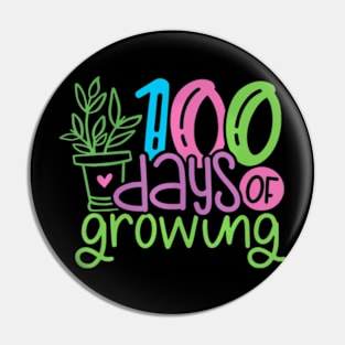 100 Days Of Growing Plant 100 Days Of School Teacher Pin