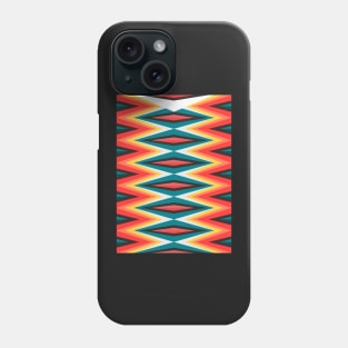 FIRE geometric pattern vector  illustration Phone Case