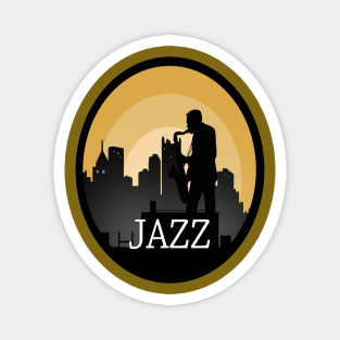 Saxophone Player Magnet