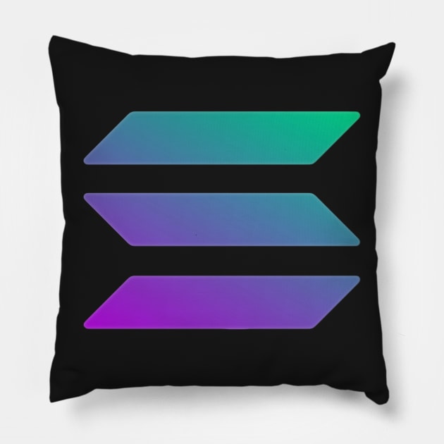 Solana Frosty | Solanart Pillow by rishibeliya