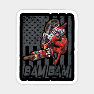 bambam motorcycle america Magnet