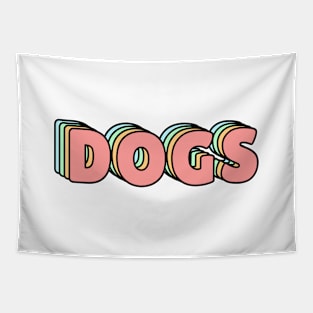 DOGS PASTEL Tapestry