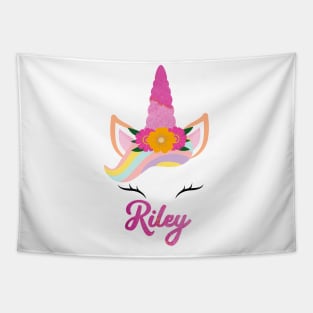 Name riley unicorn lover Tapestry