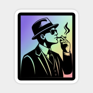 Smoking man Magnet