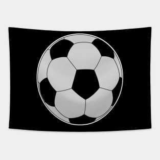 Soccer Ball Sticker Style Design Tapestry