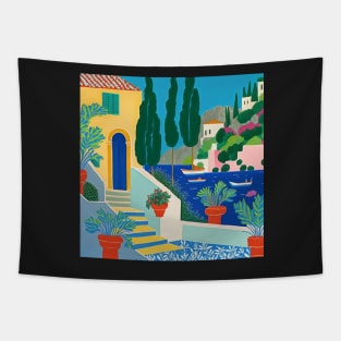 Days in Capri II Tapestry