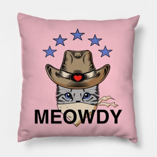 Outlaw cat Pillow