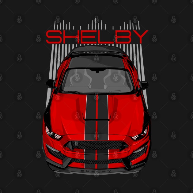 Shelby GT350 - Red & Black by V8social