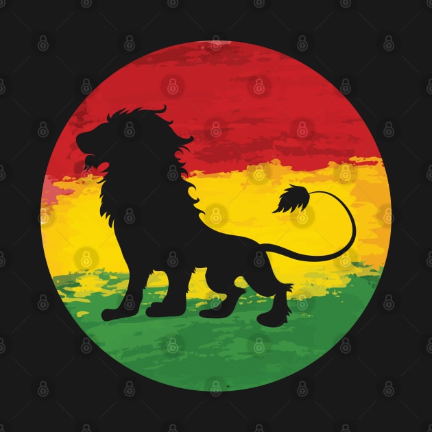 Rasta Lion by belhadj