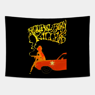 Natural born killers t-shirt Tapestry