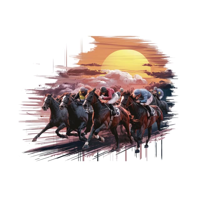 horse racing by ZaxiDesign