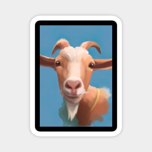 Happy Goat Magnet