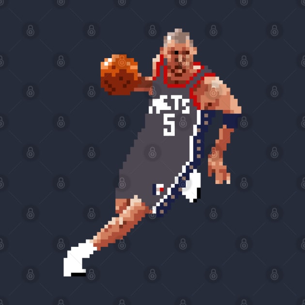 Jason Kidd Pixel Dribble by qiangdade