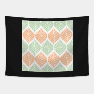 Seamless leaves pattern Tapestry