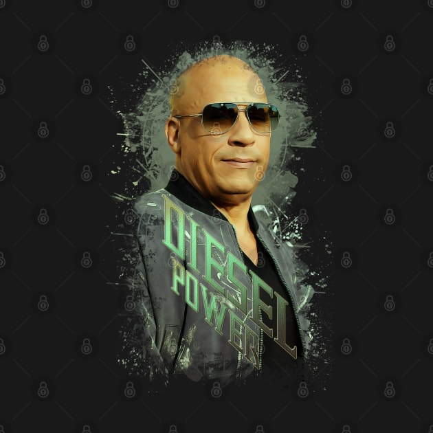 Vin Diesel / High Quality Digital Art Print - 117211200 by Semenov