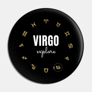 Virgo Zodiac Horoscope Pin