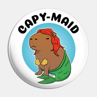 Capymaid Capybara Mermaid Pin