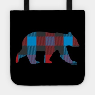 Bright Flannel Vintage Bear for Gay Bears and Admirers | BearlyBrand Tote