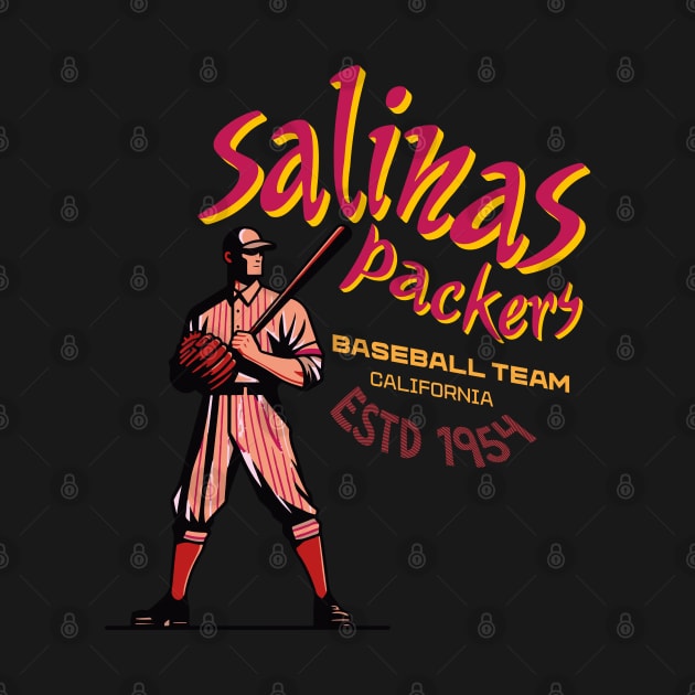 Defunct Salinas Packers Baseball Team California 1954 by Nostalgia Avenue