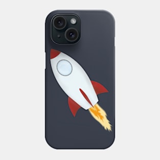 Retro Rocket Phone Case