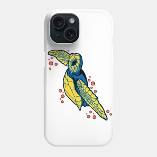 Blue Sea Turtle Phone Case