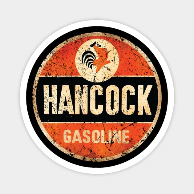 Hancock Gasoline Magnet by MindsparkCreative