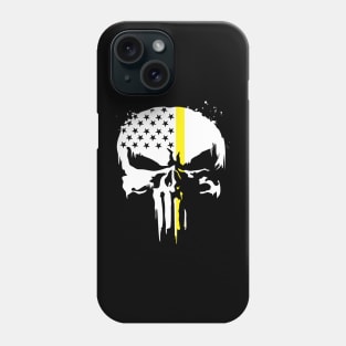 911 Dispatcher - First Responder - Thin Gold Line Phone Case