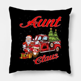 Aunt Claus Santa Car Christmas Funny Awesome Gift Pillow