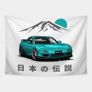 JDM Tuner RX-7 (Calypso Green) Tapestry