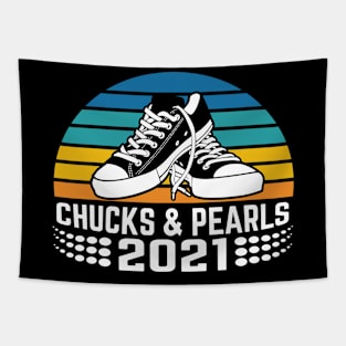 Chucks and Pearls 2021 Tapestry