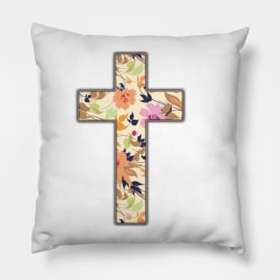 christian cross Pillow