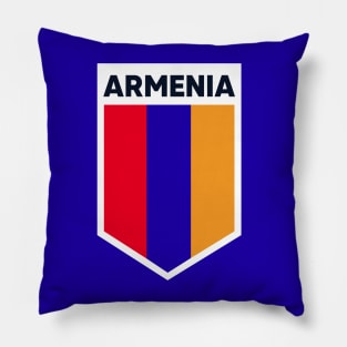 Armenia Flag Emblem Pillow