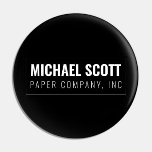 Michael Scott Paper Company Pin