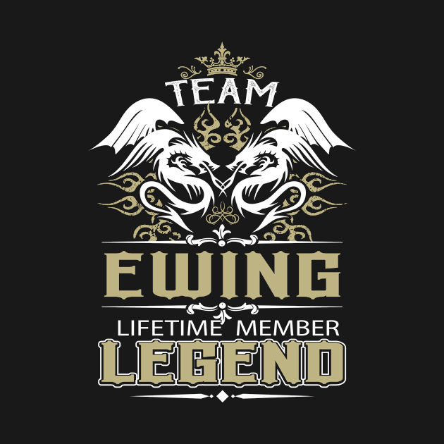 Ewing Name T Shirt -  Team Ewing Lifetime Member Legend Name Gift Item Tee by yalytkinyq