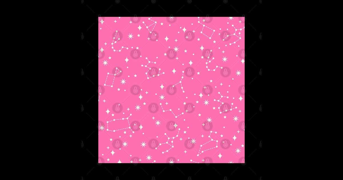 Hot Pink Constellations - Pink Space - Posters and Art Prints | TeePublic