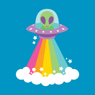 Rainbow Alien HUGE Edition T-Shirt