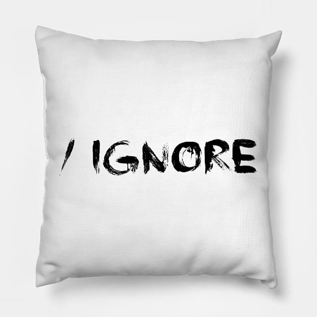 irc ignore command Pillow by Orloff-Tees