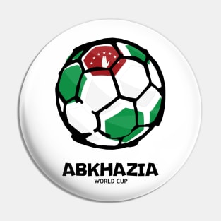 Abkhazia Football Country Flag Pin