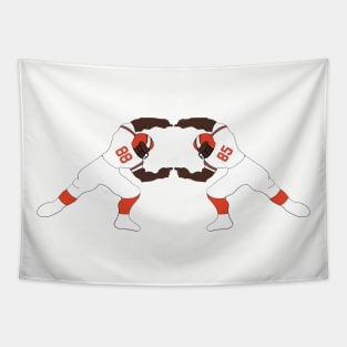 Cleveland Browns Fusion Dance Tapestry