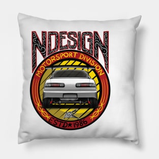 integra type r racecar rear Pillow